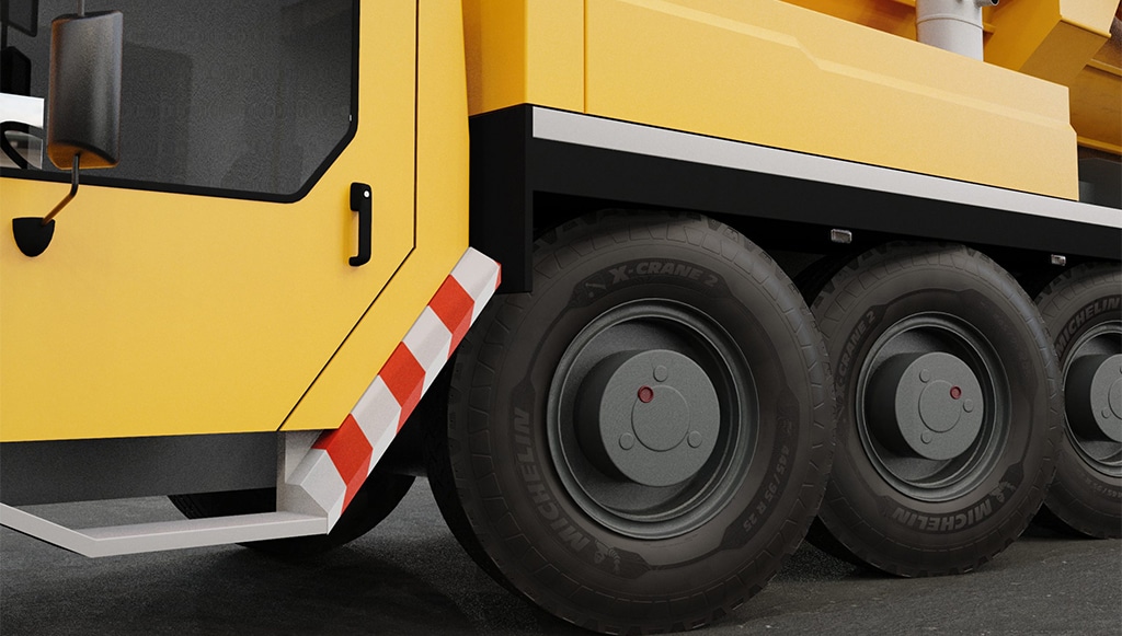 05 - Michelin lanca novo pneu X CRANE 2 para gruas moveis