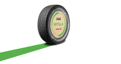 01 - Nokian Tyres revela pneu conceptual com casca de betula