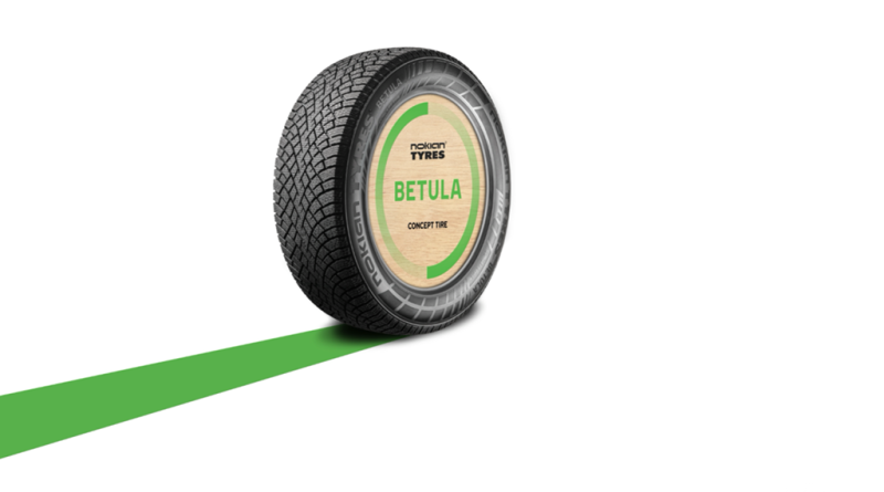 01 - Nokian Tyres revela pneu conceptual com casca de betula