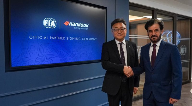 Hankook torna-se parceira global da FIA até 2028