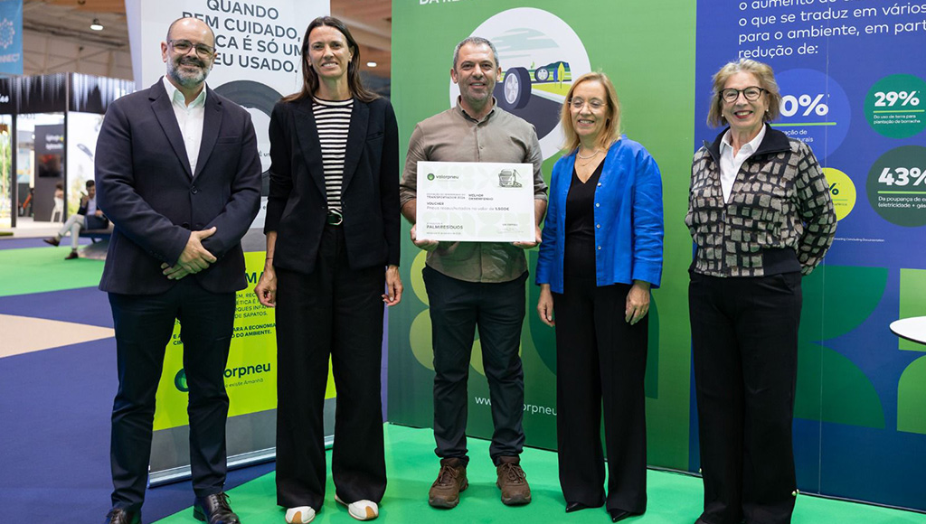 Palmiresíduos vence prémio “Transportador do Ano” da Valorpneu