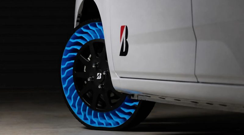 Bridgestone testa pneus sem ar nas estradas japonesas